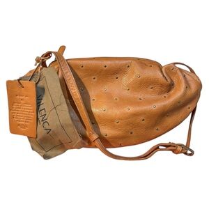 Vilenca Holland Leather Studded Crossbody Bag